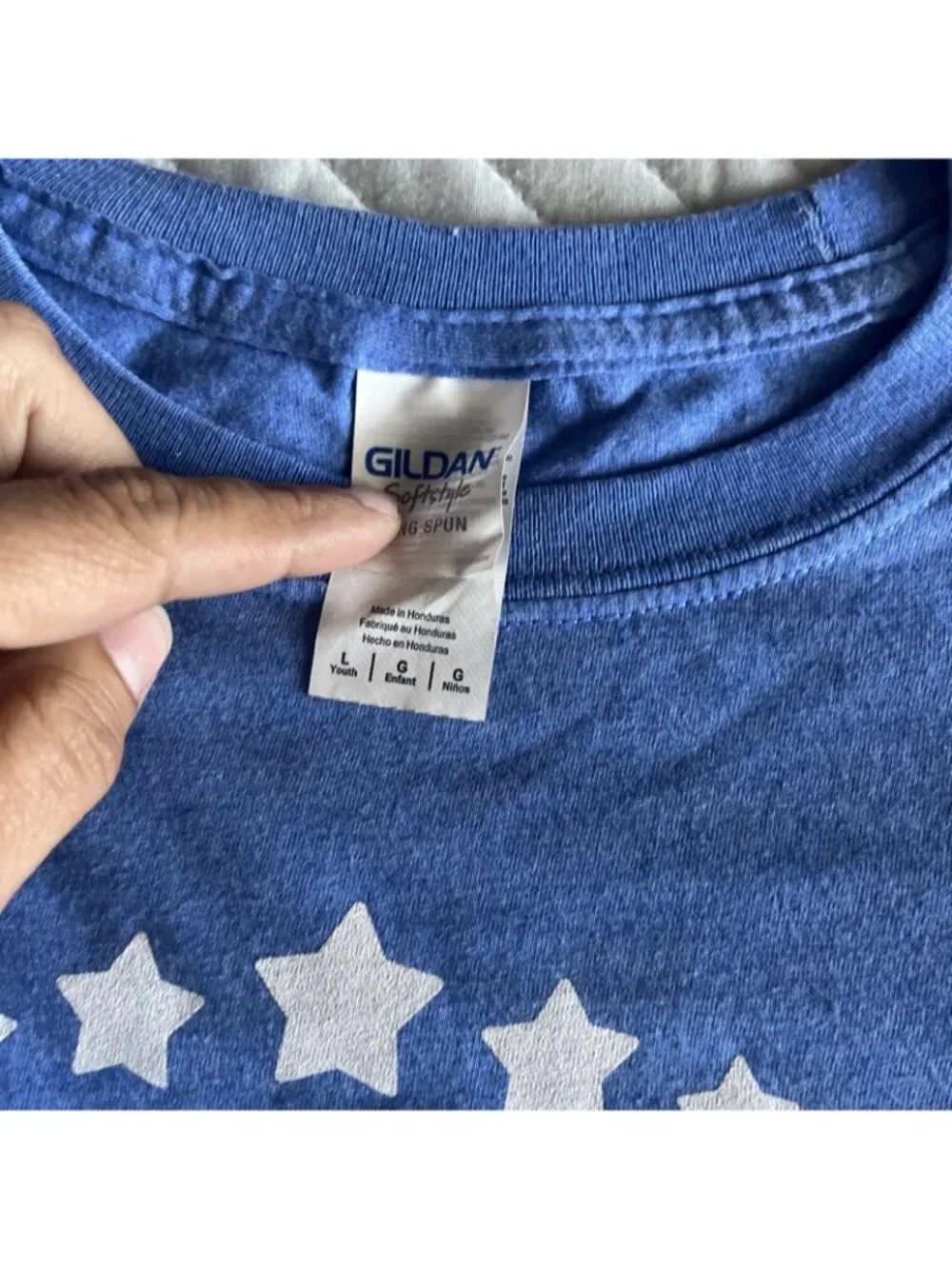 Youth Large Blue Koo Koo Kanga Roo Tshirt Short Sleeve